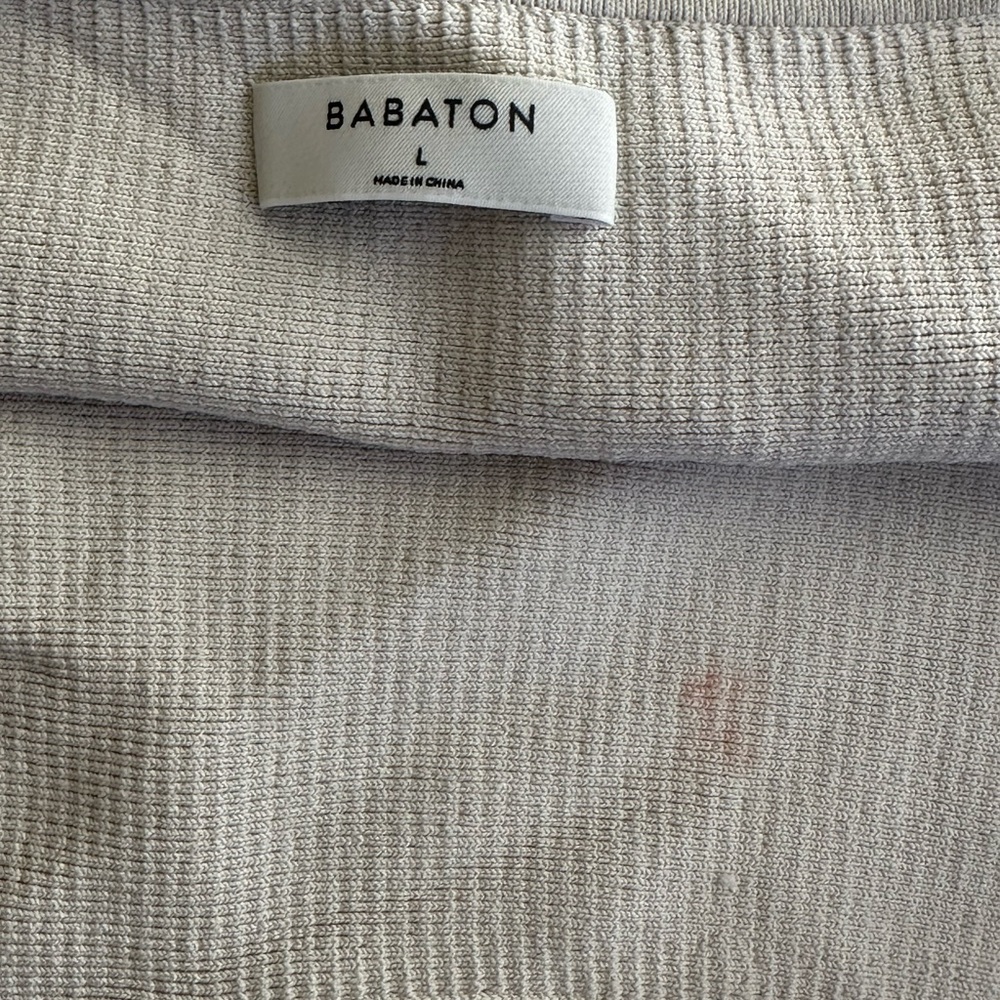 Babaton Cream Ribbed Tank Top - Picture 3 of 3